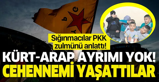 YPG'nin zulmünden kaçan Kürtler: "Bize cehennemi yaşattılar"