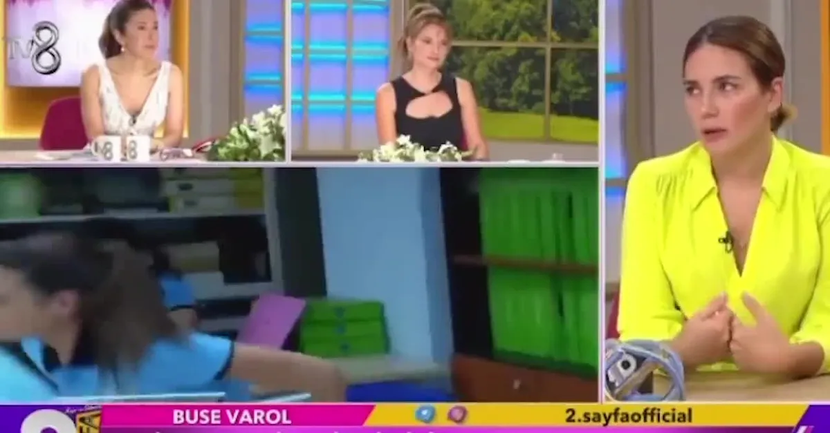 Buse Varol'dan 'öpüşme' açıklaması!