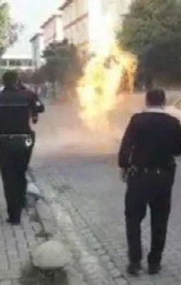 Avcılar'da doğalgaz borusu patladı!