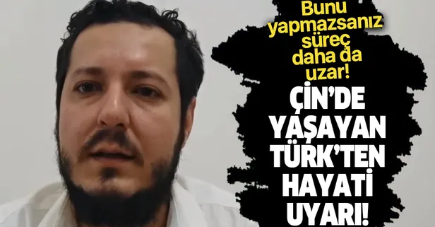 Çin'de yaşayan Türk oyuncu ve müzisyen Selçuk Ersoy'dan Türkiye'ye "sokağa çıkmayın" çağrısı