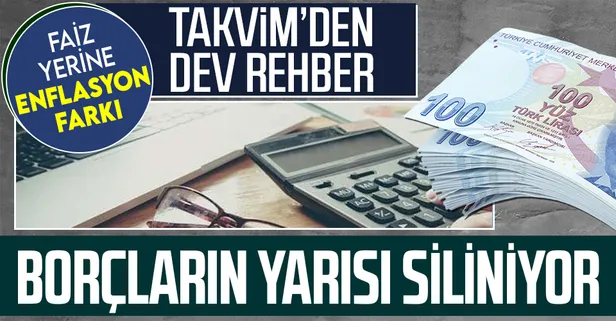 Faiz yerine enflasyon farkı, 36 ay vade, farkın yüzde 90'ı silinecek... Yapılandırma ile borcun yarısı siliniyor