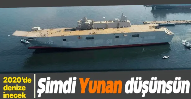 Türkiye’nin en büyük savaş gemisi TCG Anadolu 2020 sonunda teslim edilecek!