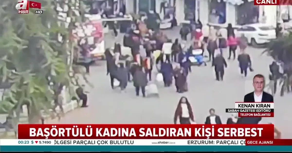 Çatalca’da başörtülü kadına çirkin saldırı!