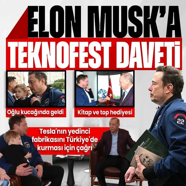 Başkan Recep Tayyip Erdoğan, Türkevinde Space X CEOsu Elon Musk ile görüştü