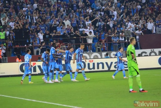 Trabzonspor Beşiktaş’ı farklı mağlup etti! Tarihi gece