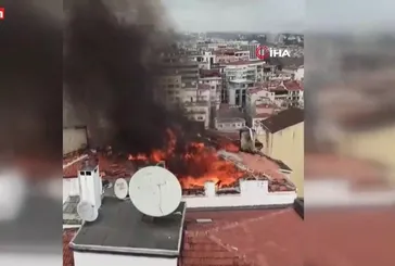 Beyoğlu'nda yangın!