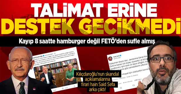 Uyuşturucu iftirasının suflesi FETÖ’den mi? Kılıçdaroğlu'nun skandal açıklamalarına FETÖ firarisi Said Sefa'dan destek gecikmedi