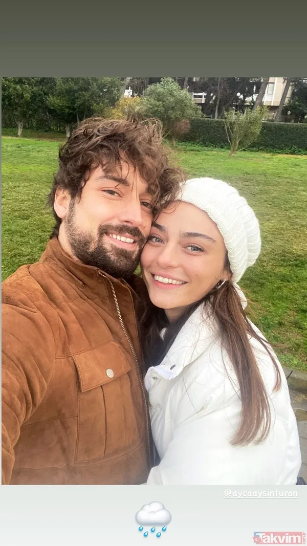 İşte Alp Navruz ile Ayça Ayşin Turan'ın aşk pozu...
