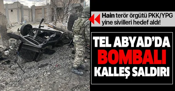 Tel Abyad'da kalleş saldırı! PKK/YPG yine masum sivilleri hedef aldı