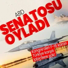 ABD Senatosu’ndan F-16 kararı! Türkiye karşıtı lobicilere şok