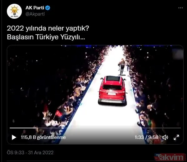 Başkan Erdoğan'dan yeni yıl mesajı! "Şimdi 2022'de ülkemize kazandırdıklarımızı milletimizle paylaşma vakti" İşte o projeler... - 4