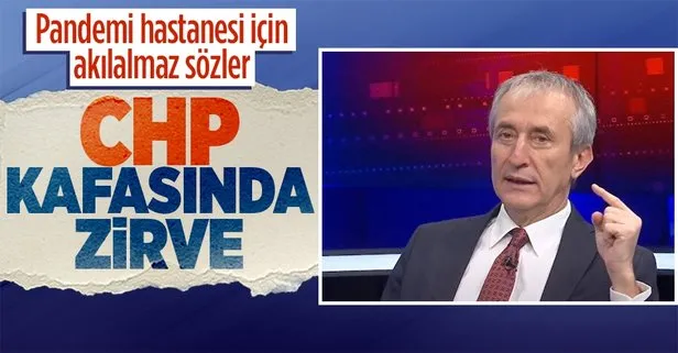 CHP kafasında zirve! Halk TV yorumcusu Salim Şen’den skandal sözler: Pandemi hastanesi işgalcilerin yapabileceği bir eylem