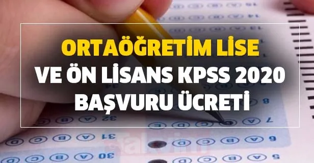Kpss Basvuru Ucreti Hangi Bankaya Yatirilir Ortaogretim Lise Ve On Lisans Kpss 2020 Basvuru Ucreti Ne Kadar Takvim