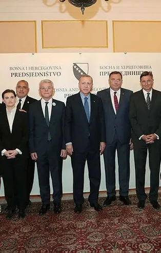 Başkan Erdoğan heyet başkanları onuruna verilen akşam yemeğine katıldı