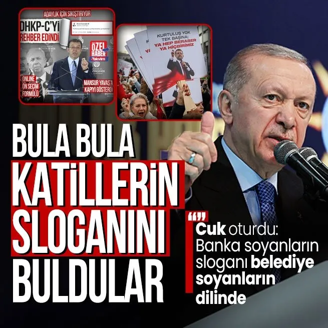 Başkan Erdoğan’dan CHP’ye ve Ekrem İmamoğlu’na slogan tepkisi: Bula bula katillerin sloganını buldular
