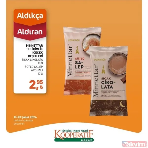 Tarım Kredi KATALOĞU 19-23 Şubat 2024 FİYAT LİSTESİ! Kooperatif market 32 üründe fiyatları indirdi! 2 katlı 6'lı kağıt havlu 54.90 TL... - 7