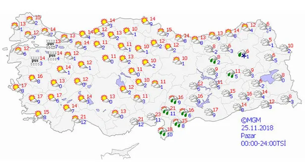 Son dakika: Meteoroloji gün vererek uyardı! İstanbul'da bugün hava nasıl olacak? 24 Kasım 2018 hava durumu-6