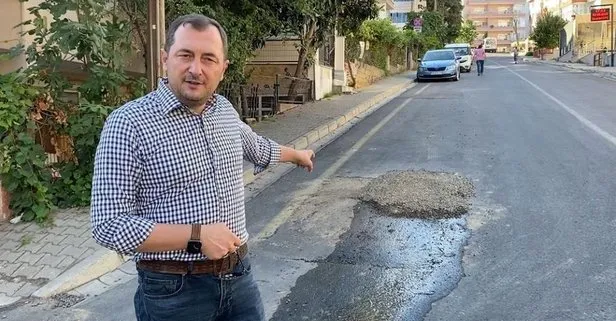 CHP’li belediye yolları köstebek yuvasına çevirdi! Sokaklara tek tek işaret bırakılıyor