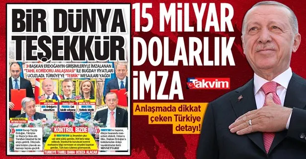 Tahıl krizini Başkan Erdoğan çözmüştü! Dolmabahçe’de imzalanan anlaşmada Türkiye detayı dikkat çekti