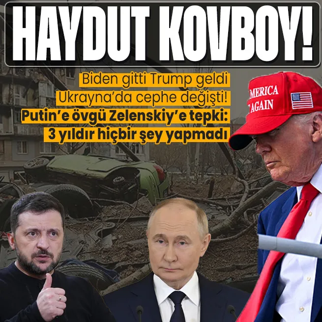 Trump Zelenskiyi hedef aldı Putini övdü: İstese tüm Ukraynayı ele geçirir
