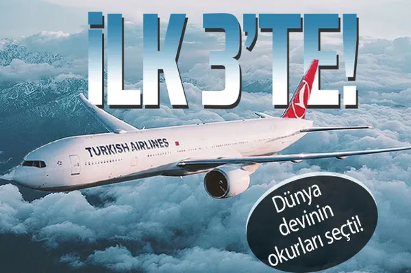 THY'den büyük başarı! Dünyada ilk 3'e seçildi!-1