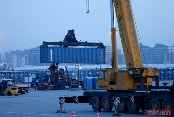 Tarihi taşınmada aprondaki son yoğunluk Kule'den de görüntülendi - 21