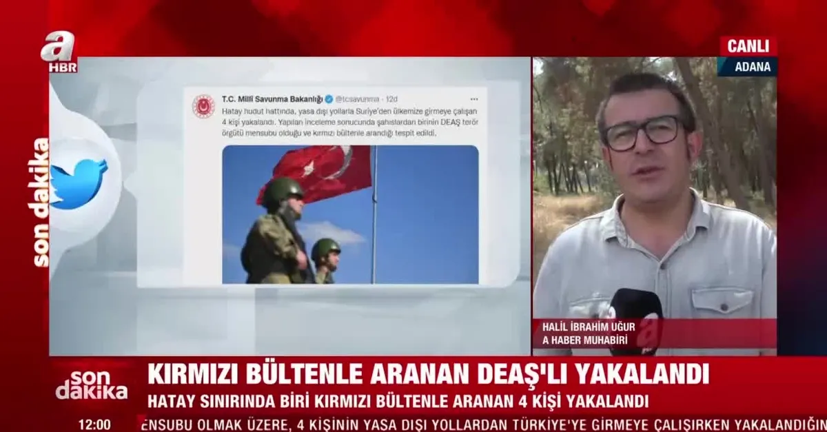Kırmızı bültenle aranan DEAŞ terör örgütü mensubu yakalandı