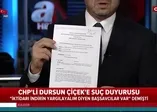 CHP'li Dursun Çiçek'e suç duyurusu