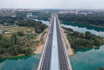 Türkiye’nin en uzun 4. köprüsü’nde yoğunluk!
