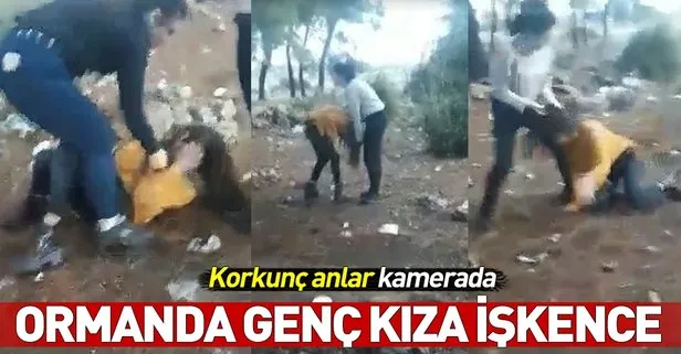 Antalya’da dehşet! Genç kızı ormana götürüp dakikalarca dövdüler