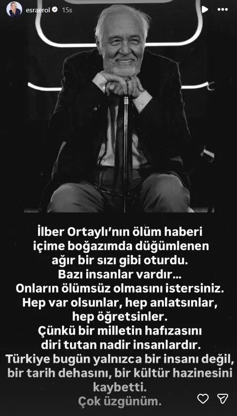 Esra Erol: "Türkiye bugün bir tarih dehasını kaybetti" - 4