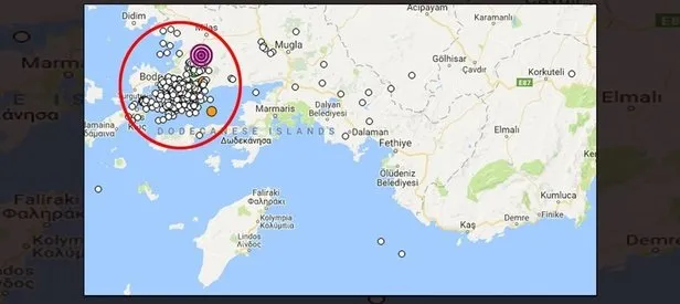 Bodrum’da deprem yine korkuttu