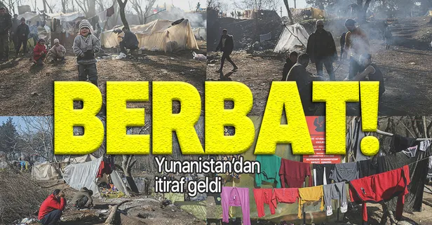 Yunanistan'dan şoke eden itiraf: Sığınmacıların tutulduğu Moria kampındaki durum berbat!