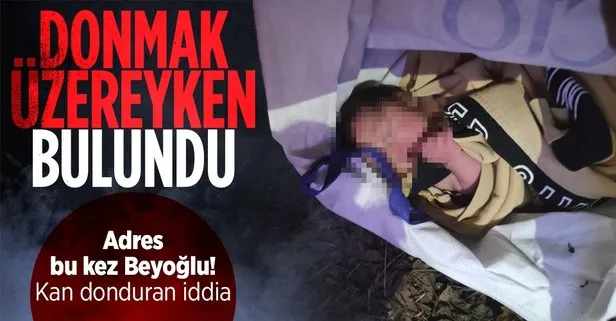 İstanbul Beyoğlu’nda donmak üzereyken bulunan Azra bebek koruma altına alındı! Kan donduran iddia