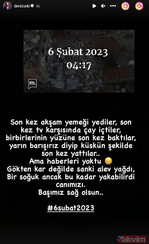 Ünlülerden 6 Şubat paylaşımları: Unutmadık, unutmayacağız! Alişan, Esra Erol, Demet Akalın, Pınar Altuğ, Özge Törer, Burak Özçivit... - 29