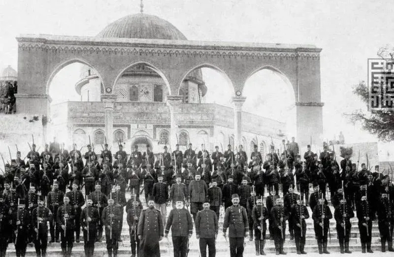 Kudüs Sancağı'nda görevli Osmanlı askerleri (Takvim.com.tr)