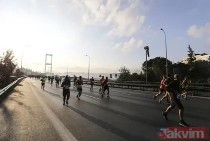 40. İstanbul Maratonu’ndan renkli görüntüler