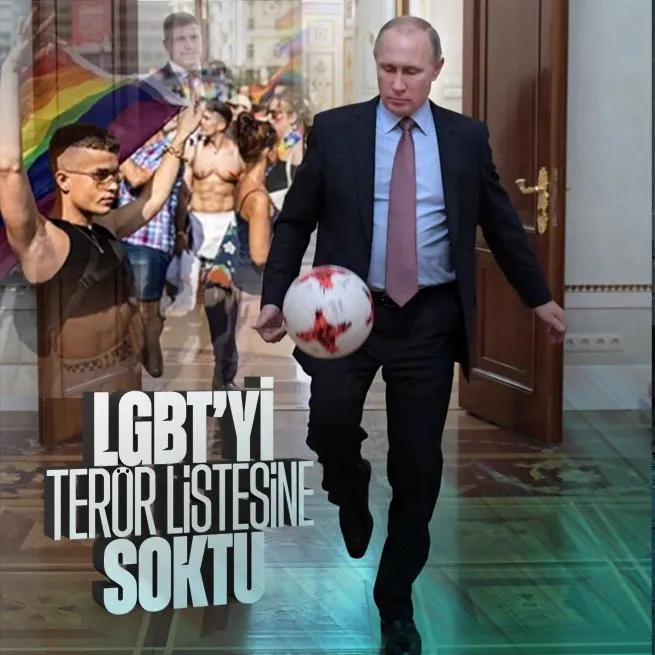 Sapkınlığa karşı bir hamle daha: Rusya, LGBTyi terörist ve aşırılıkçılar listesine ekledi