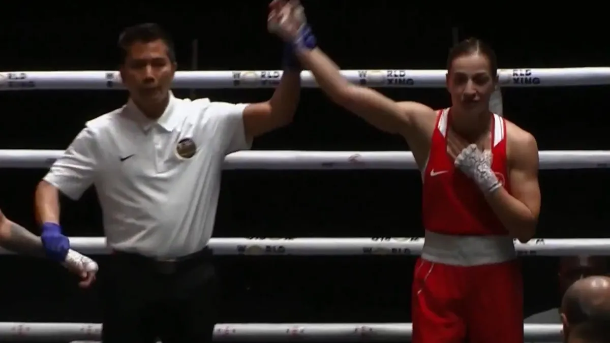 Buse Naz Çakıroğlu Dünya Boks Şampiyonası'nda çeyrek finalde!