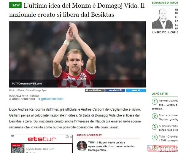 Beşiktaş’tan ayrılmıştı! Domagoj Vida’nın yeni adresi belli oluyor… - 5