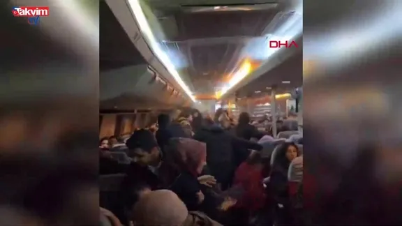 Deniz otobüsünde yangın paniği: Yeni görüntüler ortaya çıktı!
