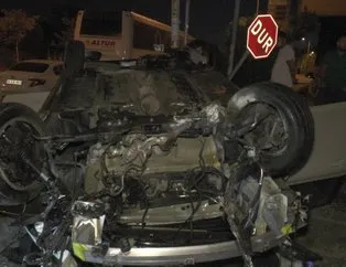Fenerbahçe tesisleri önünde kaza