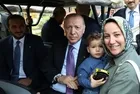 Başkan Erdoğan AileFest'i ziyaret etti! Çocuklarla sohbet edip harçlık verdi