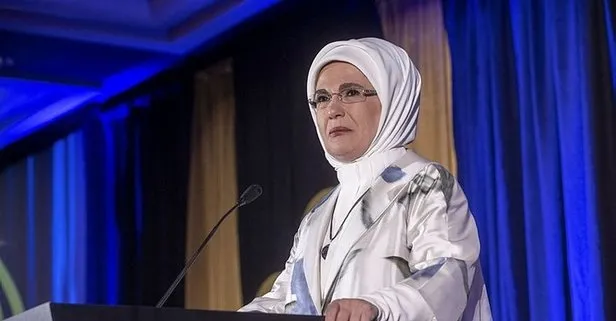Emine Erdoğan BM Genel Sekreteri Guterres ile görüştü
