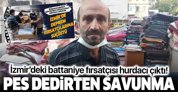 SON DAKİKA: İzmir’deki battaniye fırsatçısının savunması pes dedirtti: Halkın hizmetine sunuyorum
