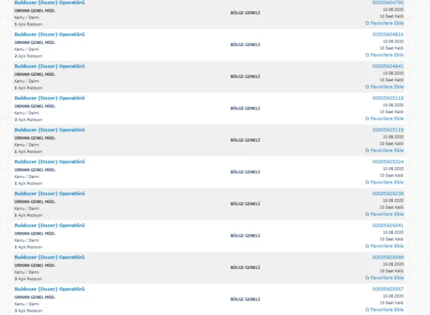 TSK, MEB, KGM, Belediye ve Üniversitelere personel alımı başvuru şartları... İŞKUR'dan KPSS şartsız Kamu İş İlanları-4