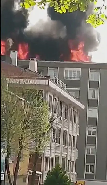 SON DAKİKA! Bağcılar'da dehşet anları! Yangın çıktı 6'ncı kattan boşluğa atladı