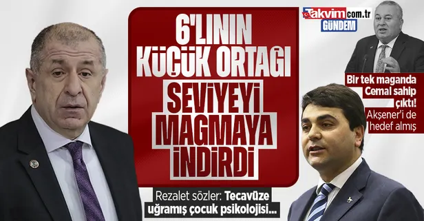 6'lı masanın küçük ortağı seviyeyi magmaya indirdi! Gültekin Uysal'dan Ümit Özdağ'a ağır hakaret: Tecavüze uğramış çocuk...
