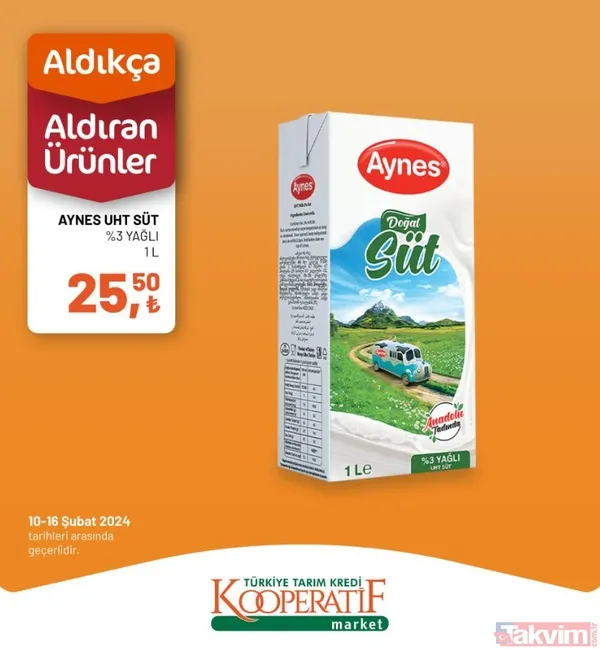 Tarım Kredi market 10-16 Şubat fiyat listesi! 41 üründe dev indirim! Peynir, 94.90 TL, Çay 54.90 TL, 6'lı kağıt havlu 54.90 TL... - 38