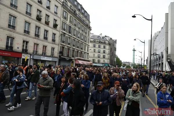 Fransa sokakları karıştı! Paris, Marsilya, Grenoble'de aşırı sağ karşıtı protesto: İktidarı aldığında geri vermez - 9